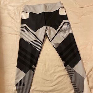 Black and white leggings